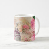 Marie Antoinetteの花マグ コーヒーマグカップ (正面右)
