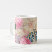 Marie Antoinetteの花マグ コーヒーマグカップ (正面左)