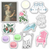Marie Antoinetteスタンプ シール (正面)