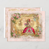 Marie AntoinetteパーティーインピンクAt Versailles (正面/裏面)