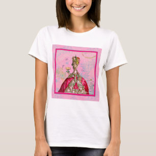 Marie Antoinette彼らにケーキ食べーと孔雀 Tシャツ