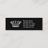 Marie Antoinette豪華なドレス~名刺 スキニー名刺 (裏面)