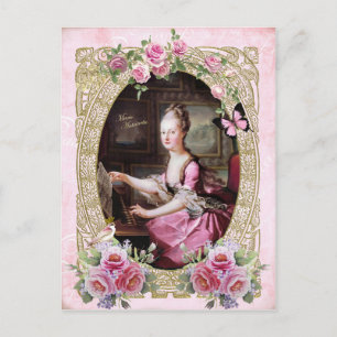 Marie Antoinette,フランスのParis,ポートレート ポストカード