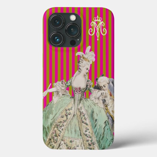 Marie Antoinette – 変更カラーケースメイトiPhone Ca Case-Mate iPhoneケース (裏面)