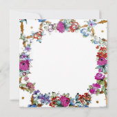 Marie Antoinette – 花の招待状 招待状 (裏面)