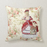 Marie Antoinette Beige Floral Pillow クッション<br><div class="desc">Marie Antoinette Beige Floral Pillow クッション</div>