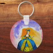 Marie Antoinette by Michael Moffa キーホルダー (正面)