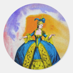 Marie Antoinette by Michael Moffa ラウンドシール