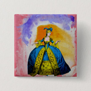 Marie Antoinette by Michael Moffa 缶バッジ