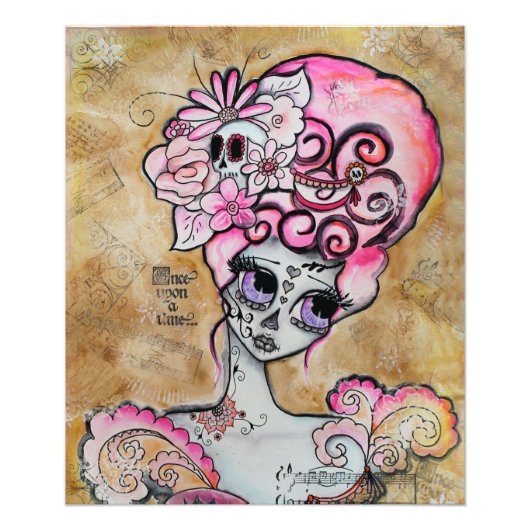 Marie Antoinette, Dia de los Muertos フォトプリント (正面)