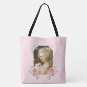 Marie Antoinette,French,Paris,cat,portrait トートバッグ (裏面)