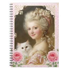 Marie Antoinette,French,Paris,cat,portrait,ノート ノートブック