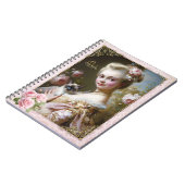 Marie Antoinette,French,Paris,cat,portrait,ノート ノートブック (左側)