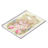Marie Antoinette,French,Paris,portrait,roses メモ帳 ノートブック (左側)