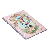 Marie Antoinette,French,Paris,portrait,roses メモ帳 ノートブック (右側)
