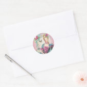 Marie Antoinette,French,Paris,portrait,stickers ラウンドシール (封筒)