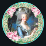 Marie Antoinette,French,Paris,portrait,stickers ラウンドシール<br><div class="desc">Marie Antoinette, French, Paris, portrait, stickers</div>