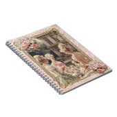 Marie Antoinette,French,Paris,tea,cake,roses メモ帳 ノートブック (右側)
