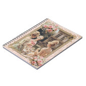 Marie Antoinette,French,Paris,tea,cake,roses メモ帳 ノートブック (左側)