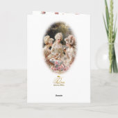 Marie Antoinette,French,Paris,tea,cake,roses 招待状 (裏面)