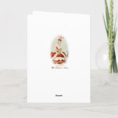Marie Antoinette  Greeting Card Christmas Rose シーズンカード (裏面)