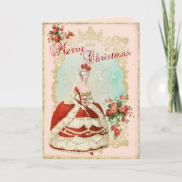 Marie Antoinette  Greeting Card Christmas Rose シーズンカード