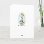 Marie Antoinette  Greeting Card Emerald garden カード (裏面)