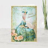 Marie Antoinette  Greeting Card Emerald garden カード (正面)