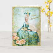Marie Antoinette  Greeting Card Emerald garden カード (黄色い花)