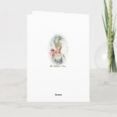 Marie Antoinette Greeting Card Rose of Versailles カード (裏面)