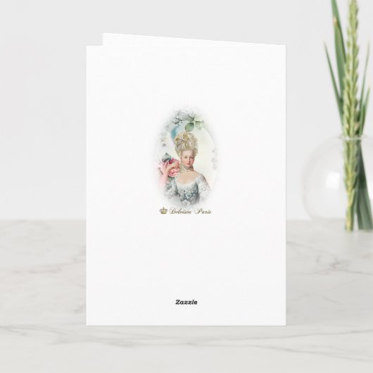 Marie Antoinette  Greeting Card Rose of Versailles カード (裏面)