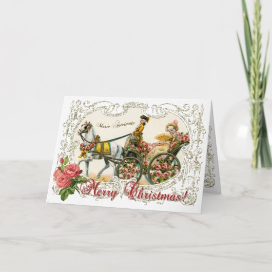 Marie Antoinette  Greeting Card White Christmas シーズンカード (正面)