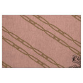 Marie Antoinette initial monogram upholstery linen ファブリック (ファットクウォーター)