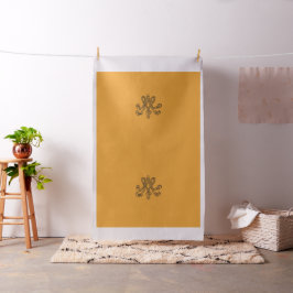 Marie Antoinette initial monogram upholstery panel ファブリック