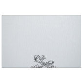 Marie Antoinette initial monogram upholstery panel ファブリック (ファットクウォーター)