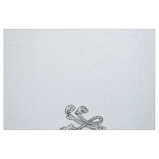 Marie Antoinette initial monogram upholstery panel ファブリック (ファットクウォーター)