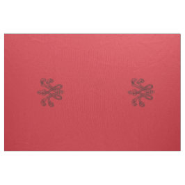 Marie Antoinette initial monogram upholstery panel ファブリック