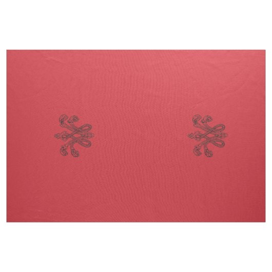 Marie Antoinette initial monogram upholstery panel ファブリック (ヤード)