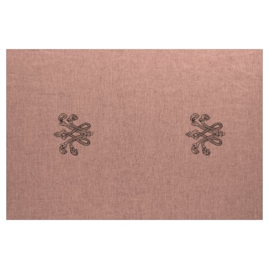 Marie Antoinette initial monogram upholstery panel ファブリック (ヤード)