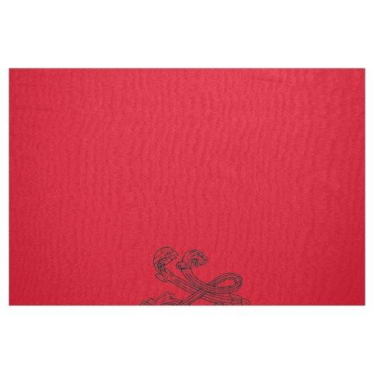 Marie Antoinette initial monogram upholstery panel ファブリック (ファットクウォーター)