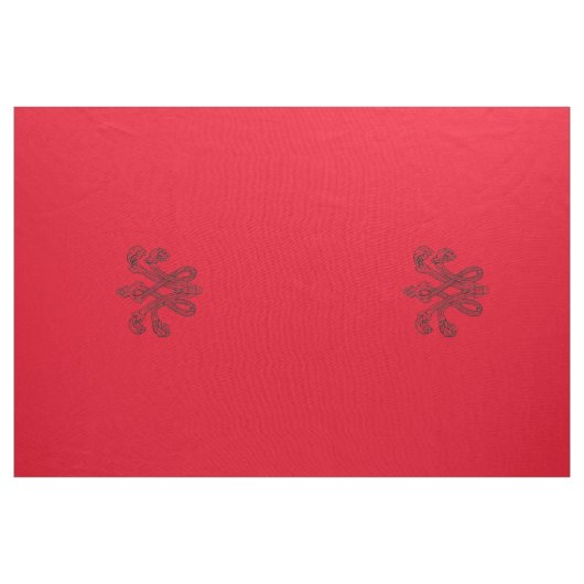 Marie Antoinette initial monogram upholstery panel ファブリック (ヤード)