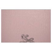 Marie Antoinette initial monogram upholstery panel ファブリック (ファットクウォーター)