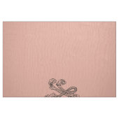 Marie Antoinette initial monogram upholstery panel ファブリック (ファットクウォーター)