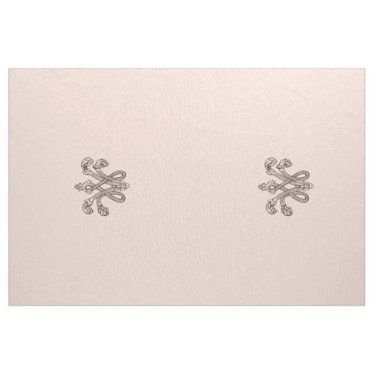 Marie Antoinette initials monogramm upholstery ファブリック (ヤード)