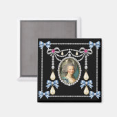 Marie Antoinette Inspired Card Queen of France  マグネット (正面/裏面)