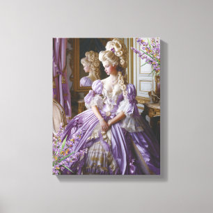 Marie Antoinette Lavender Queen キャンバスプリント
