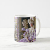 Marie Antoinette lavender Queen Mug コーヒーマグカップ (正面右)