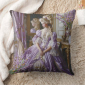 Marie Antoinette Lavender Queen pillow クッション (ブランケット)