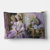 Marie Antoinette lavender Queen pouch アクセサリーポーチ (裏面)