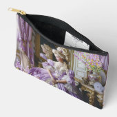 Marie Antoinette lavender Queen pouch アクセサリーポーチ (見開き)